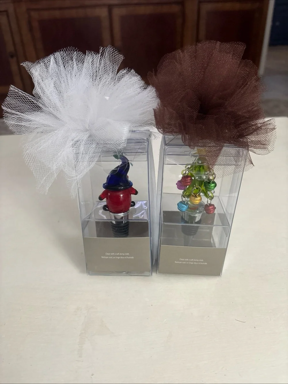 Pier One Wine Bottle Stoppers Christmas (2)